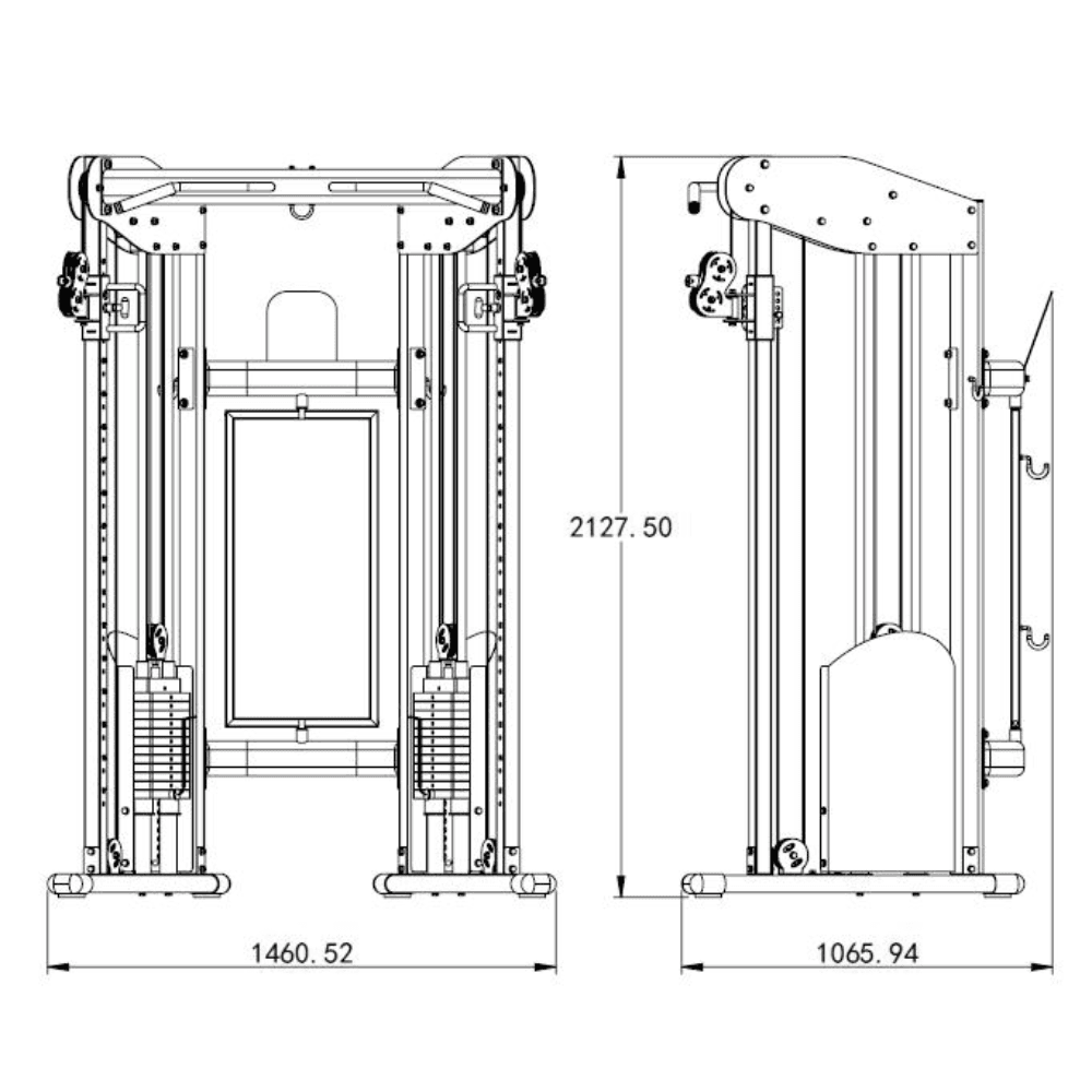 Future Progress Series Dual Adjustable Pulley / Functional Trainer - Image 4