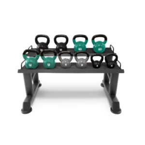 Physical Company 10 Vinyl Kettlebell Set with Rack