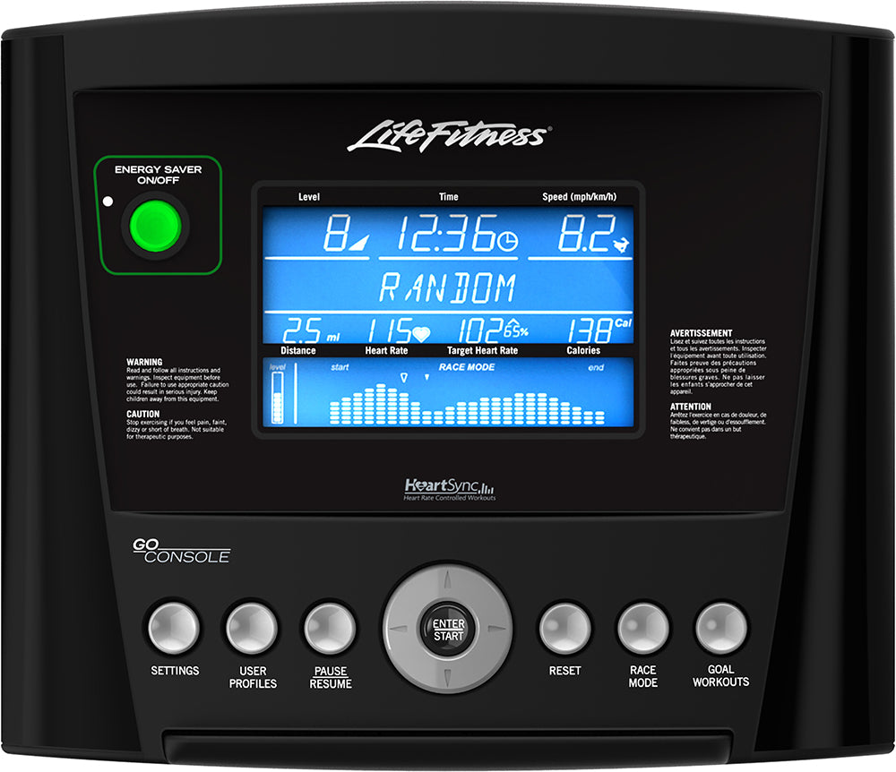 Life Fitness T3 with Go Console Treadmill - Image 3