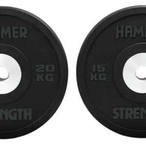 Hammer Strength Premium Rubber Bumper Plate Set - 140kg