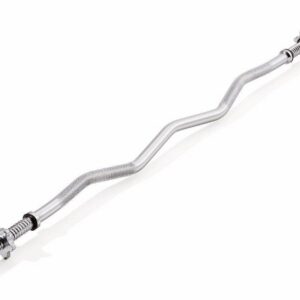 York Fitness 1" Spinlock EZ Curl Bar