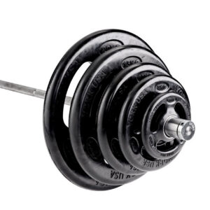 York Olympic Iso-Grip Rubber Individual Discs (Up to 25kg)