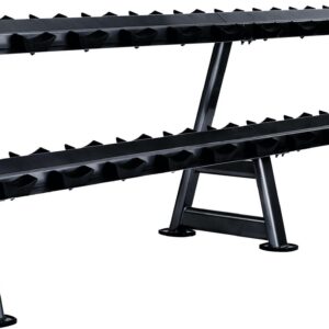 Jordan Dumbbell Rack Oval Frame (12 Pair - 2 Tier)
