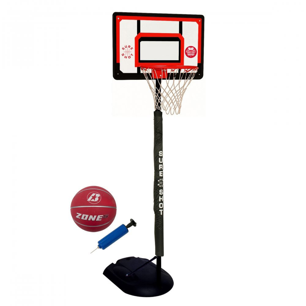 Sure Shot Little Shot Acrylic Backboard Basketball Unit with ball - Image 2